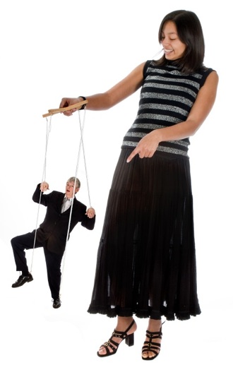 Puppet on a string