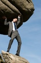 Man with a rock